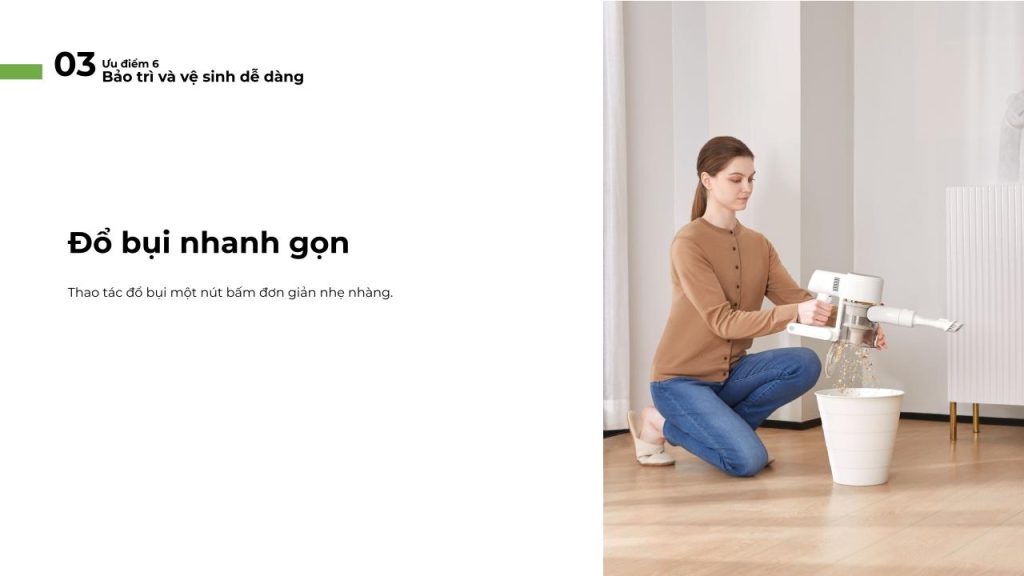 Đặc điểm máy hút bụi cầm tay không dây Dreame R10