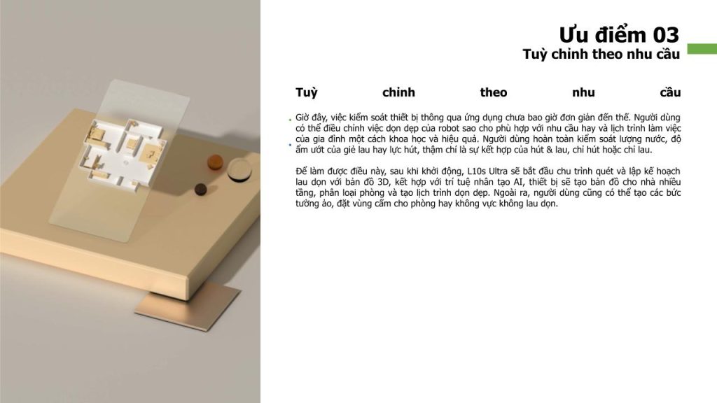 Đặc điểm robot hút bụi lau sàn thông minh Dreame L10s Ultra