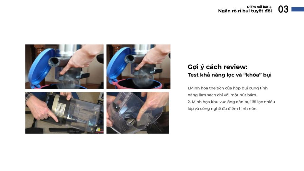 Đặc điểm máy hút bụi cầm tay không dây Dreame R20