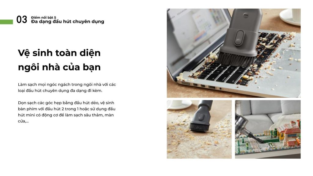 Đặc điểm máy hút bụi cầm tay không dây Dreame R20