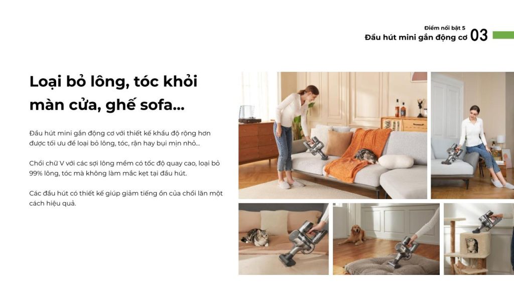 Đặc điểm máy hút bụi cầm tay không dây Dreame R20