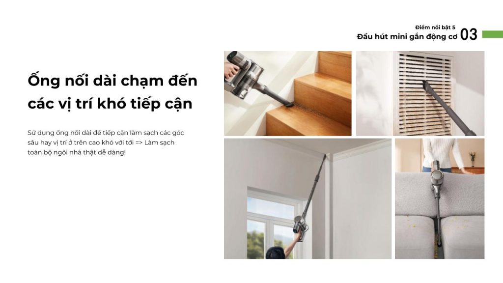 Đặc điểm máy hút bụi cầm tay không dây Dreame R20