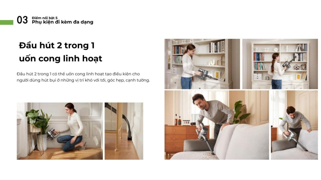 Đặc điểm máy hút bụi cầm tay không dây Dreame R20