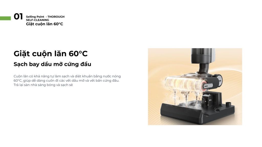 Đặc điểm máy hút bụi lau sàn khô & ướt cầm tay không dây thông minh Dreame H13 Pro
