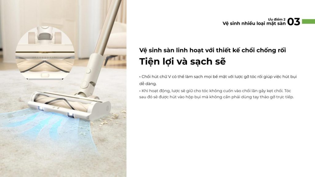 Đặc điểm máy hút bụi cầm tay không dây Dreame R10