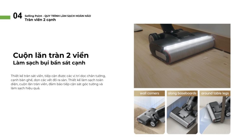 Đặc điểm máy hút bụi lau sàn khô & ướt cầm tay không dây thông minh Dreame H13 Pro