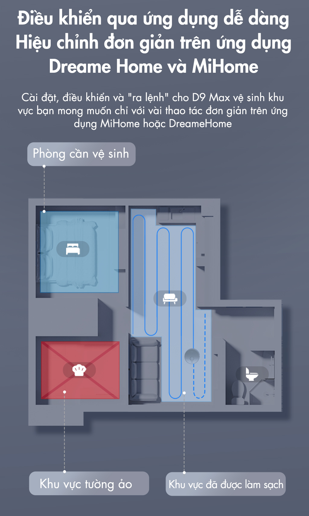 Đặc điểm robot hút bụi lau sàn thông minh Dreame D9 Max