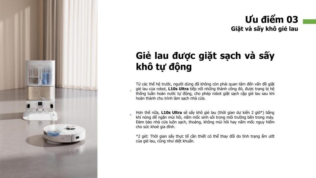 Đặc điểm robot hút bụi lau sàn thông minh Dreame L10s Ultra