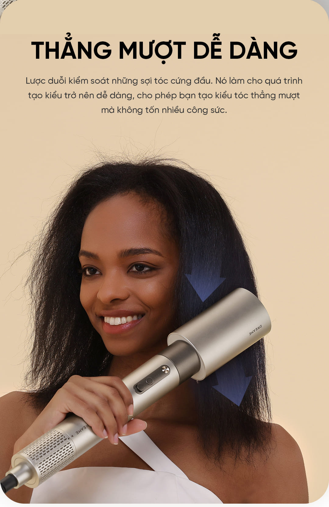 Đặc điểm máy sấy và tạo kiểu 5 trong 1 Dreame Airstyle