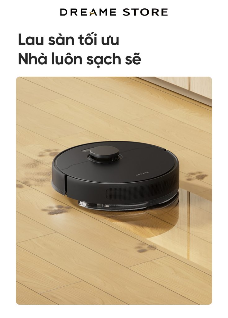 Dreame D9 Max gen 2 lau sàn tối ưu