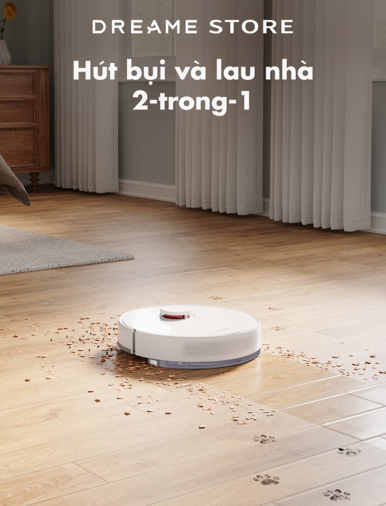 Dreame F9 Pro vừa hút vừa lau sàn chuyên nghiệp