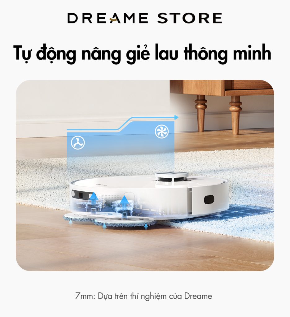 Dreame L10 Prime tự động nâng giẻ thông minh