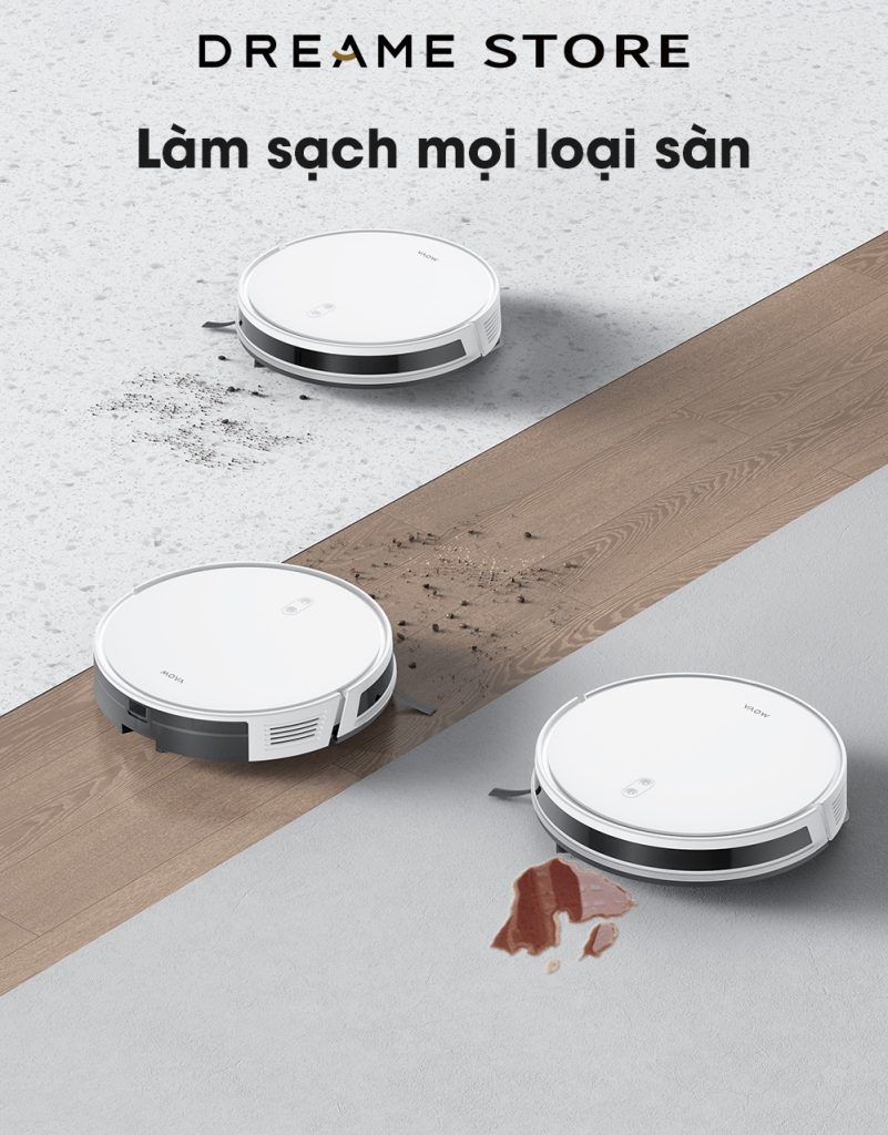 Mova E10 làm sạch mọi loại sàn