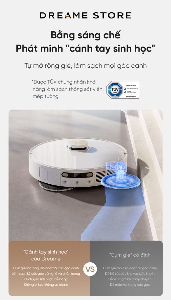 Dreame L10s Pro Ultra Heat - cánh tay robot