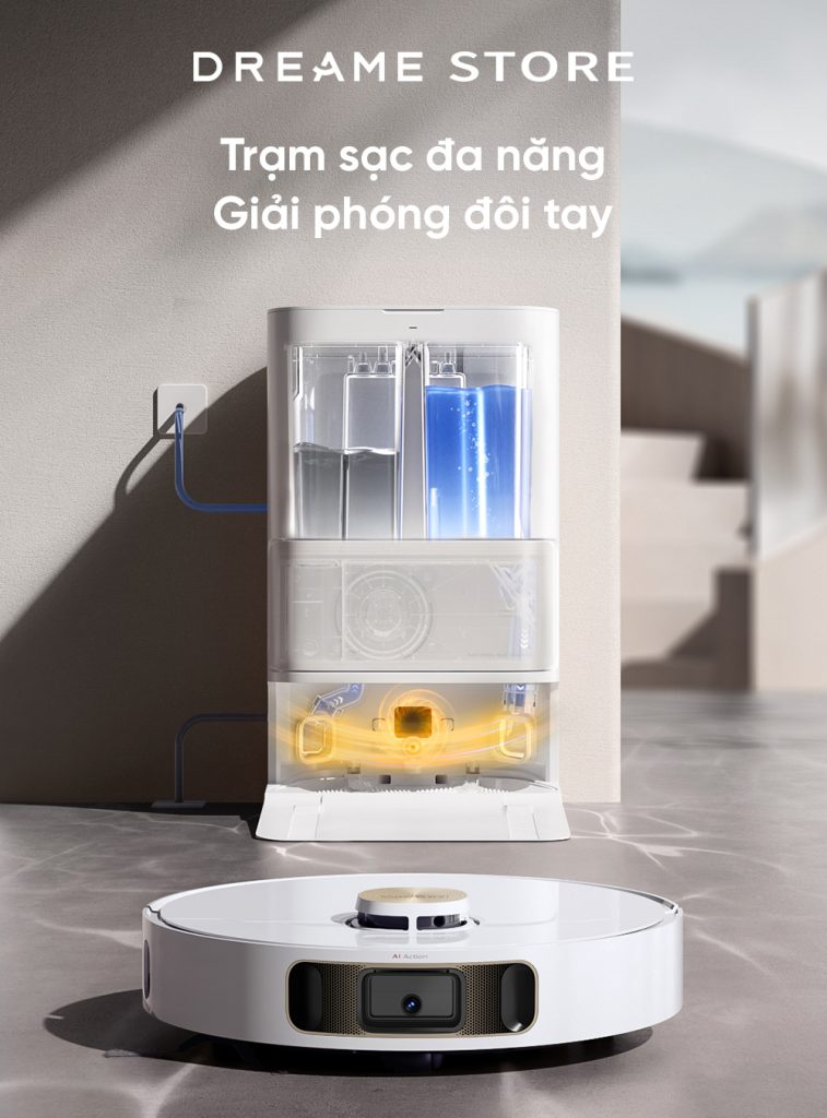 Dreame L10s Pro Ultra Heat - trạm sạc đa năng