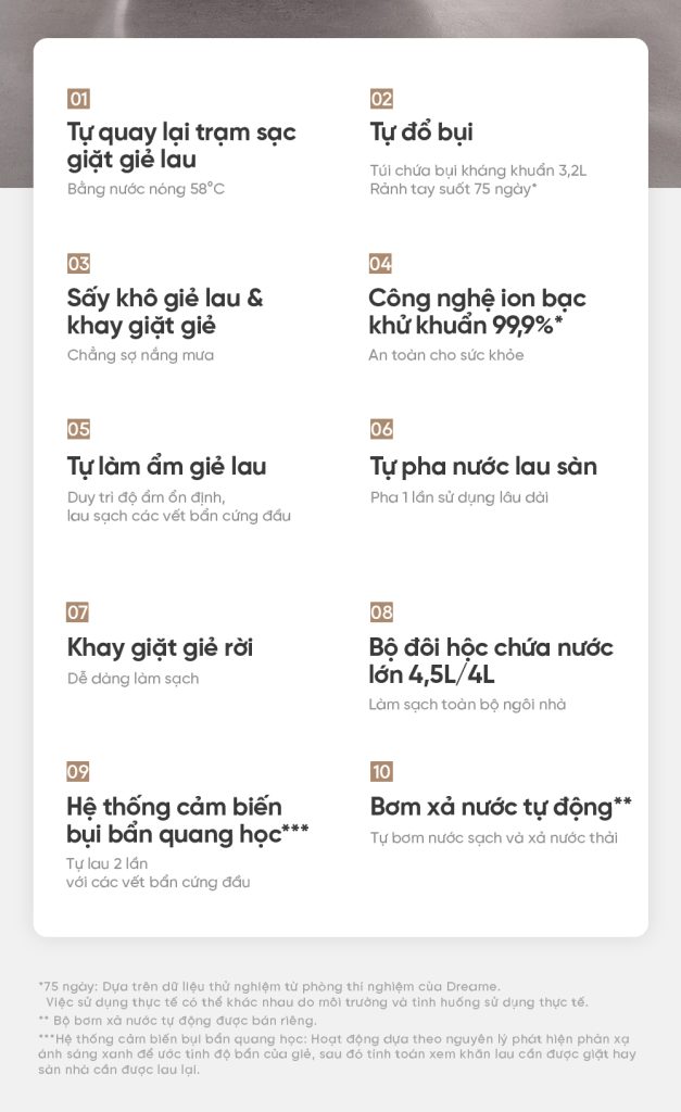 Dreame L10s Pro Ultra Heat - trạm sạc đa năng 2