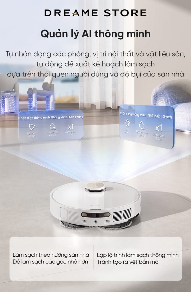 Dreame L10s Pro Ultra Heat - quản lý AI thông minh