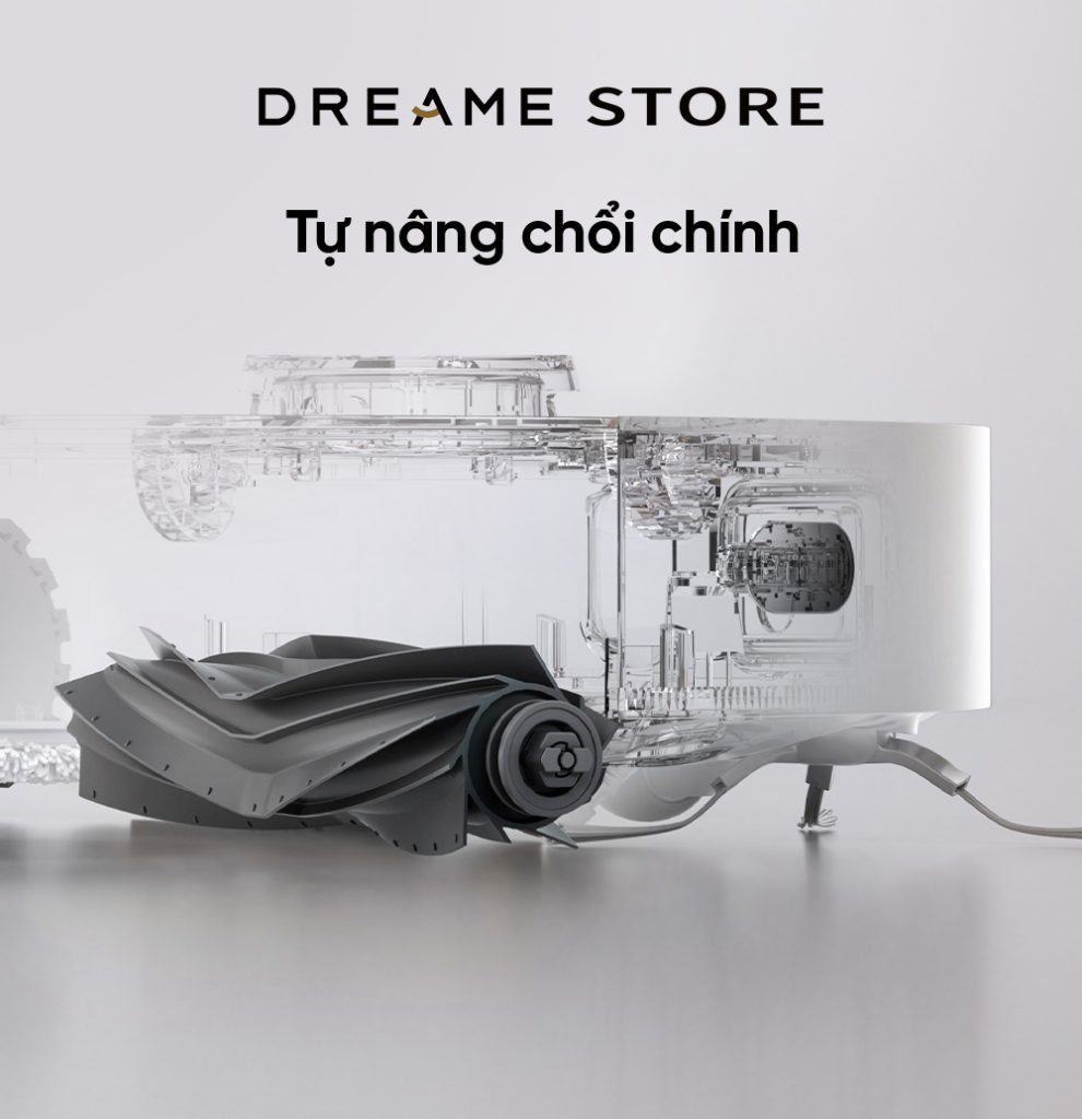 Dreame L10s Pro Ultra Heat - tự động nâng chổi chính