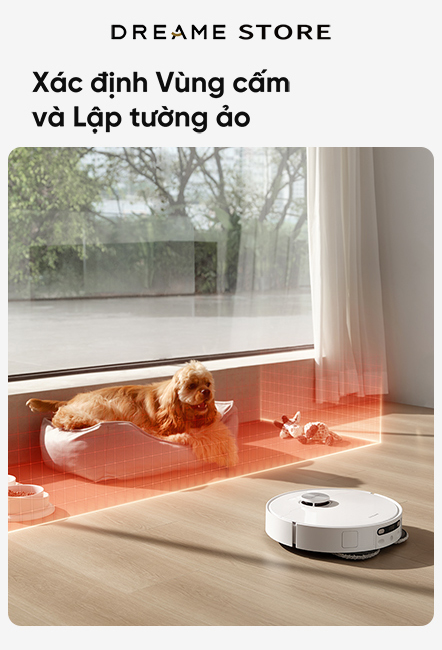 Dreame L10s Ultra Gen 2 - vùng cấm và tường ảo
