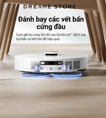 Dreame L10s Ultra Gen 2 - cụm giẻ lau xoay DuoScrub