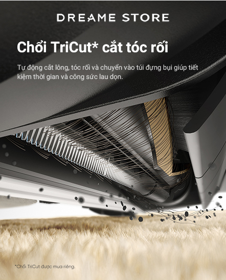 Dreame L10s Ultra Gen 2 - chổi TriCut