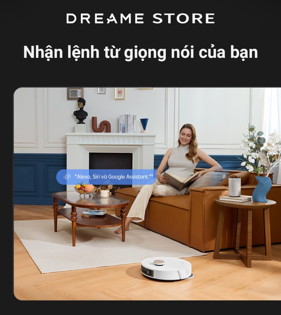 Dreame L20 Ultra - trợ lý giọng nói ảo