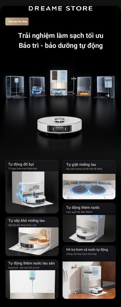 Dreame L20 Ultra - tự động hoàn hảo