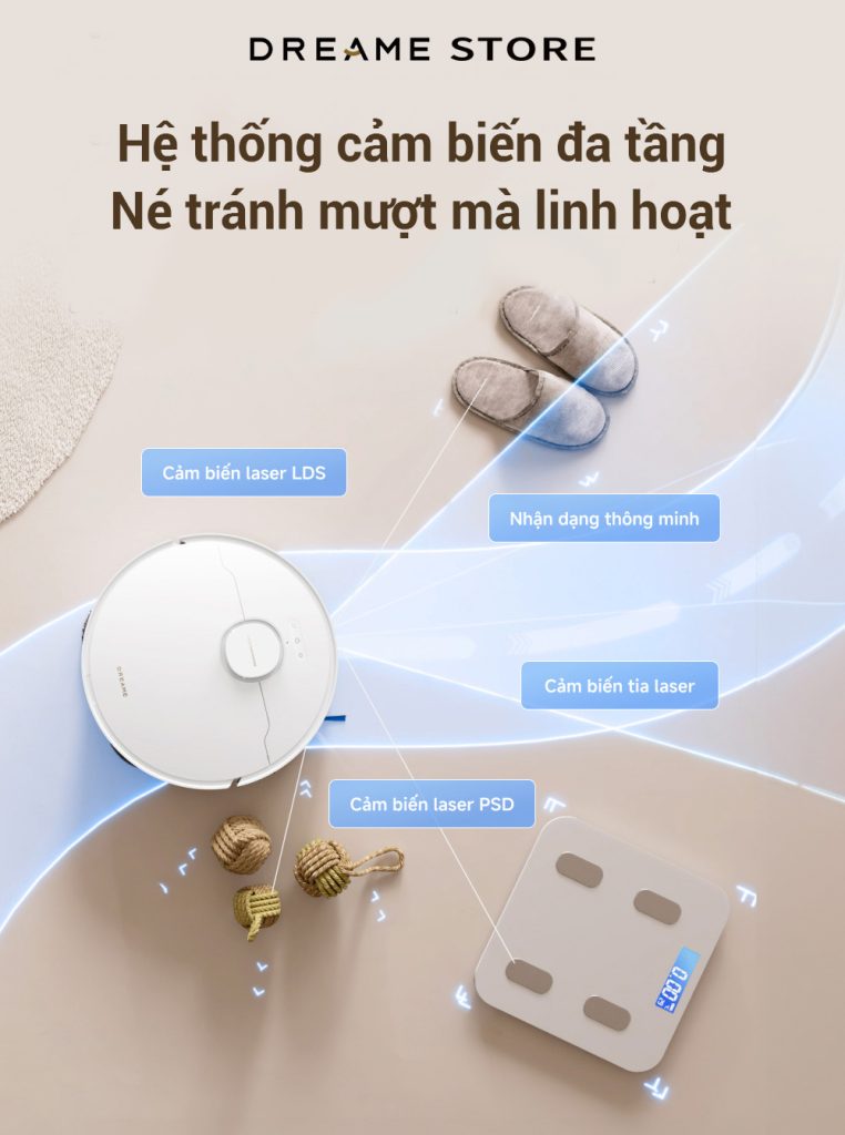 Dreame L30s Ultra - né tránh mượt mà
