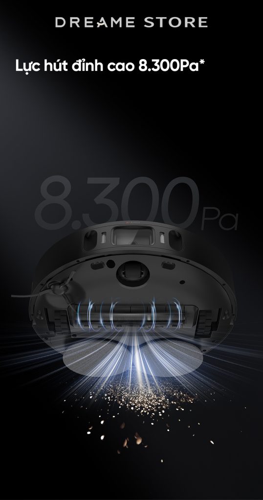 Dreame X30 Master lực hút đỉnh cao 8.300 Pa