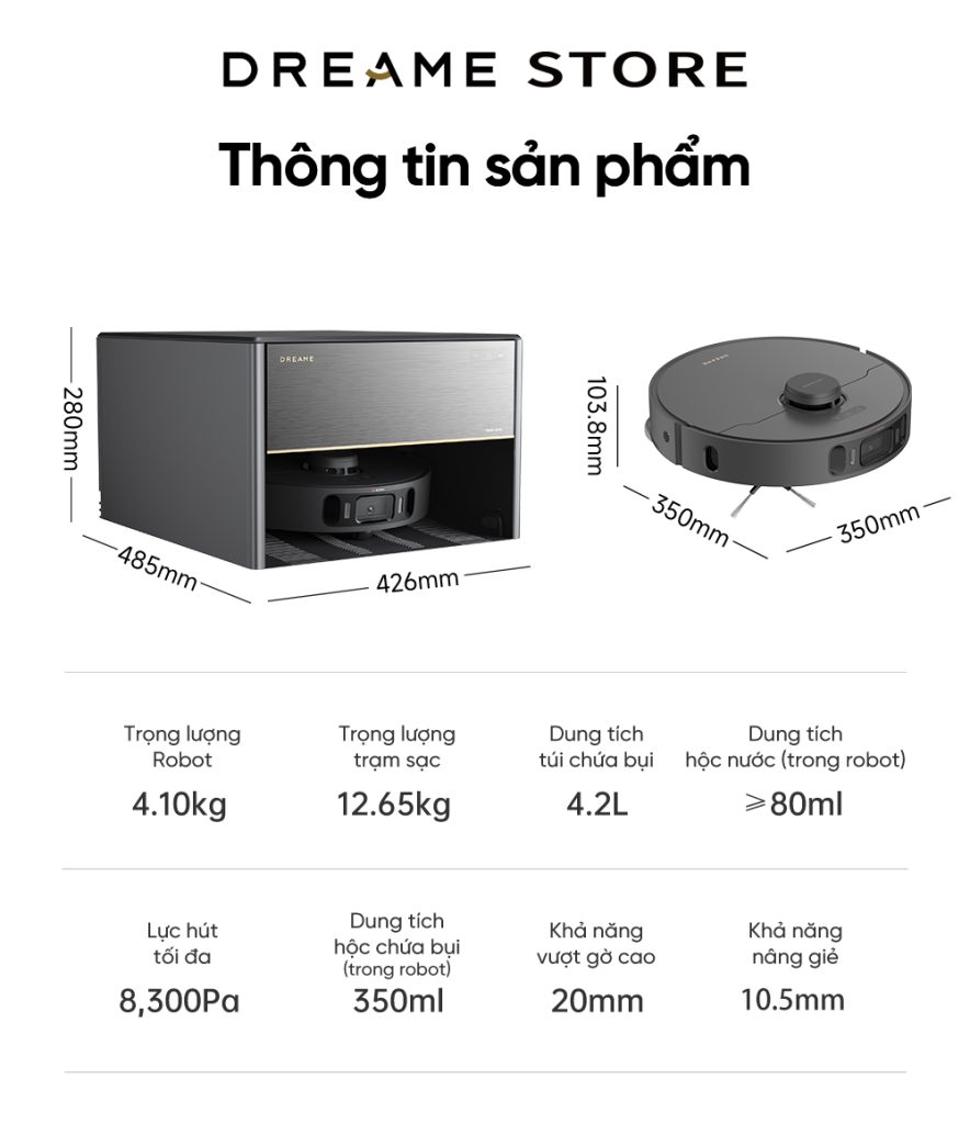 Dreame X30 Master thông tin sản phẩm