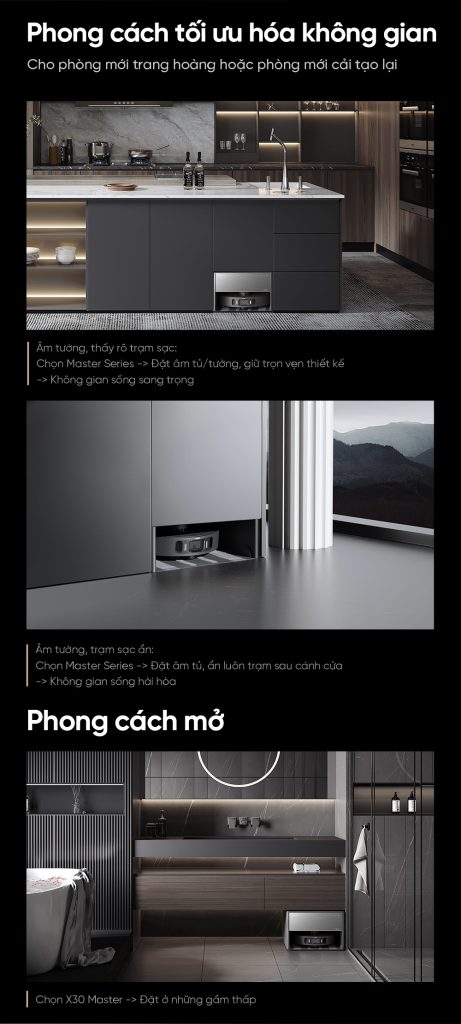 Dreamebot X30 Master - tối ưu hoá không gian