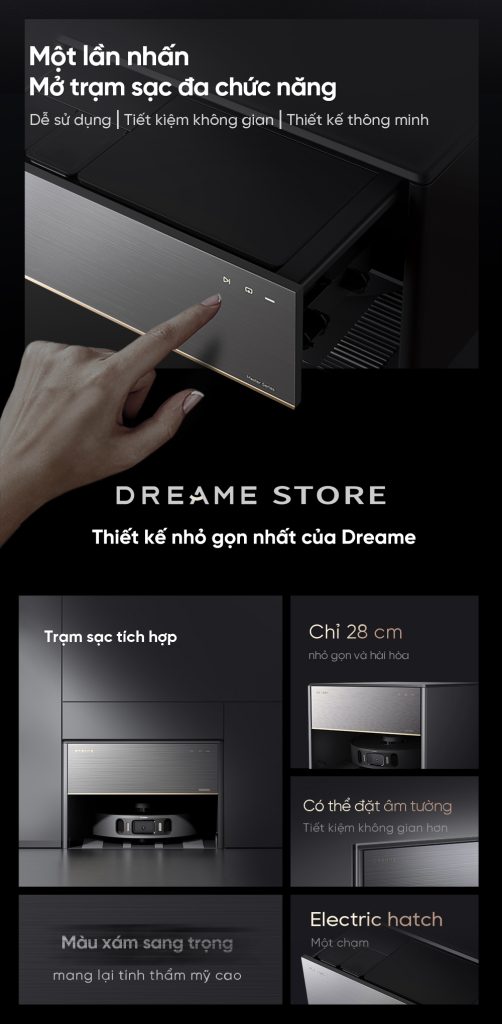 Dreame X30 Master trạm sạc đa năng