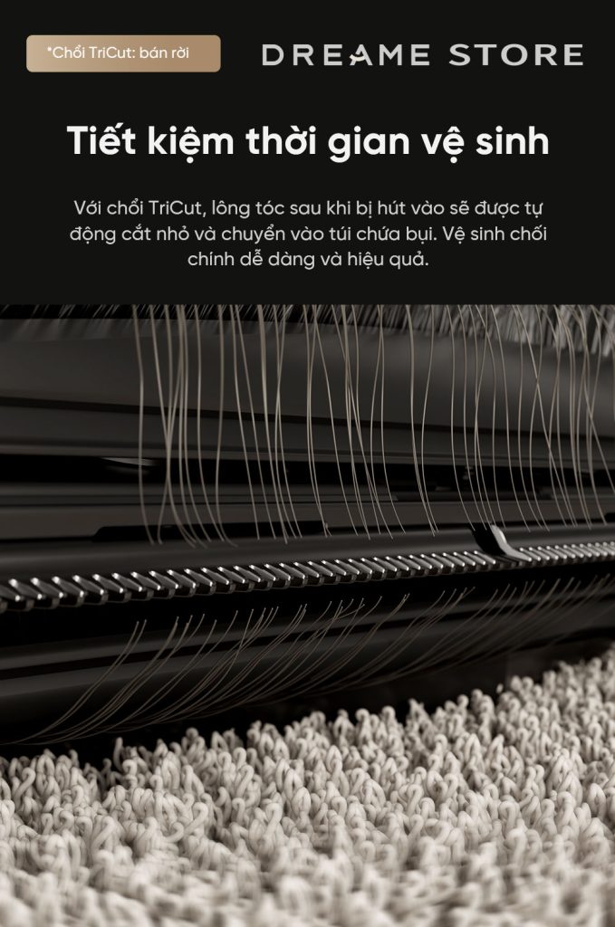 Dreame X30 Ultra chổi tricut