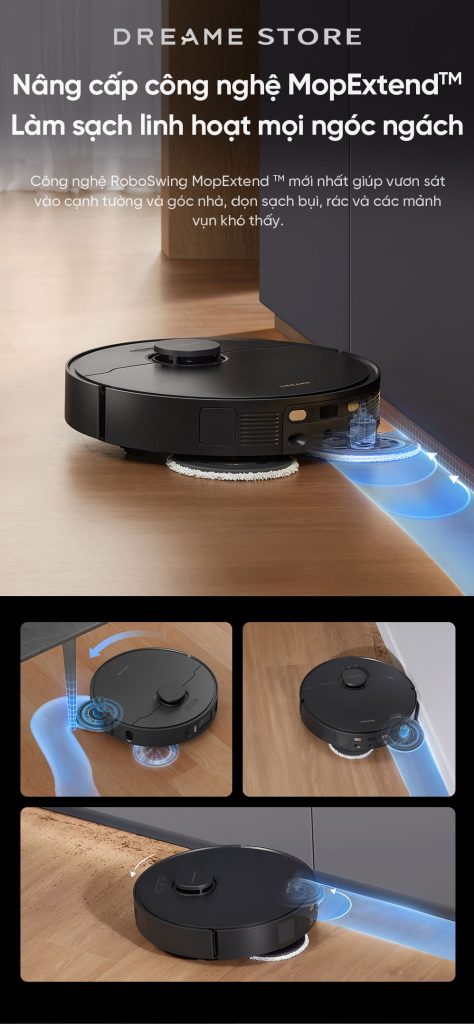 Dreame X30 Ultra công nghệ mopextend