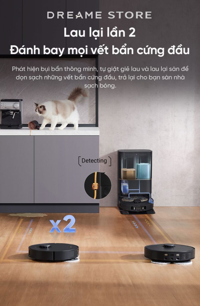 Dreame X30 Ultra lau lại lần 2