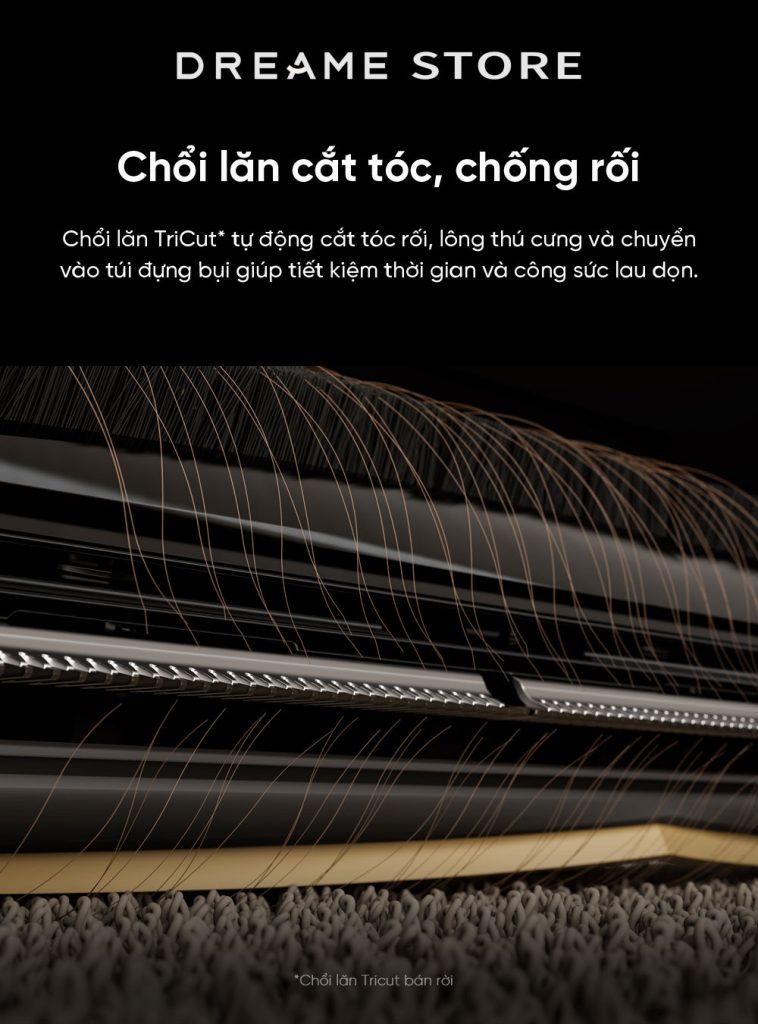 Dreame X40 Master chổi lăn TriCut