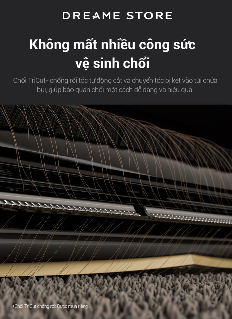 Dreame X40 Ultra - chổi tricut