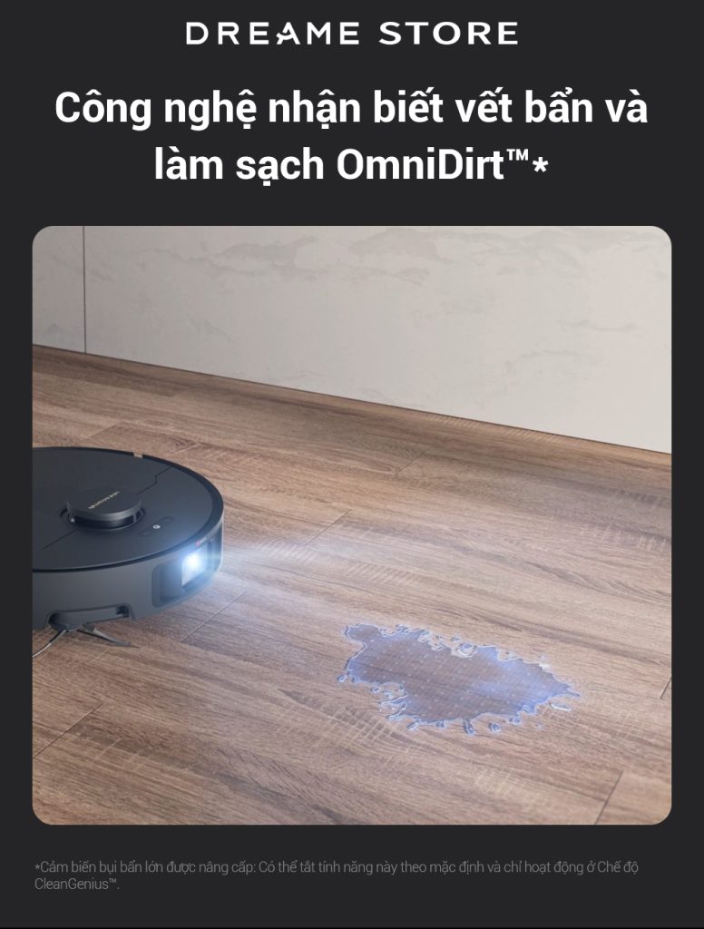 Dreame X40 Ultra - công nghệ Omnidirt