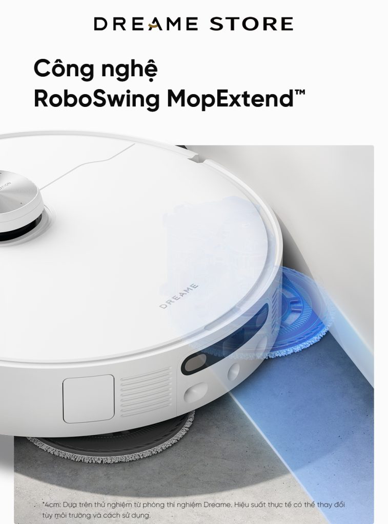Dreame L40 Ultra công nghệ roboswing mopextend
