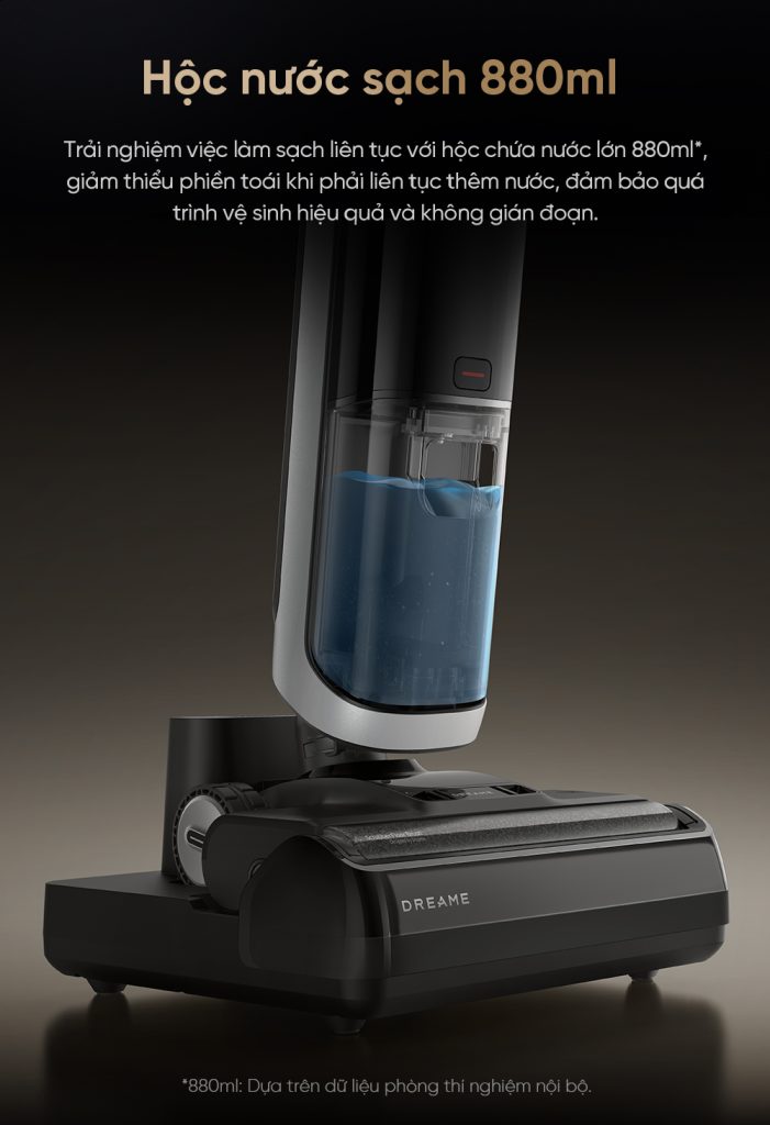Hộc nước sạch 880ml trên Dreame H14 Ultra 