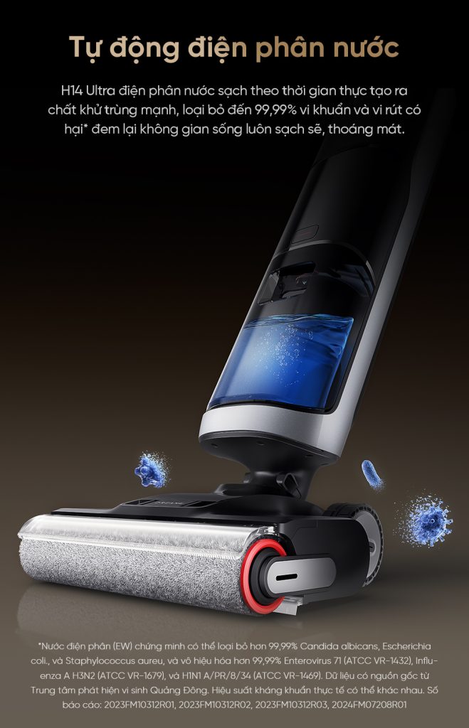 Công nghệ phân tách chất lỏng Liquid Separation Motor™ trên Dreame H14 Ultra