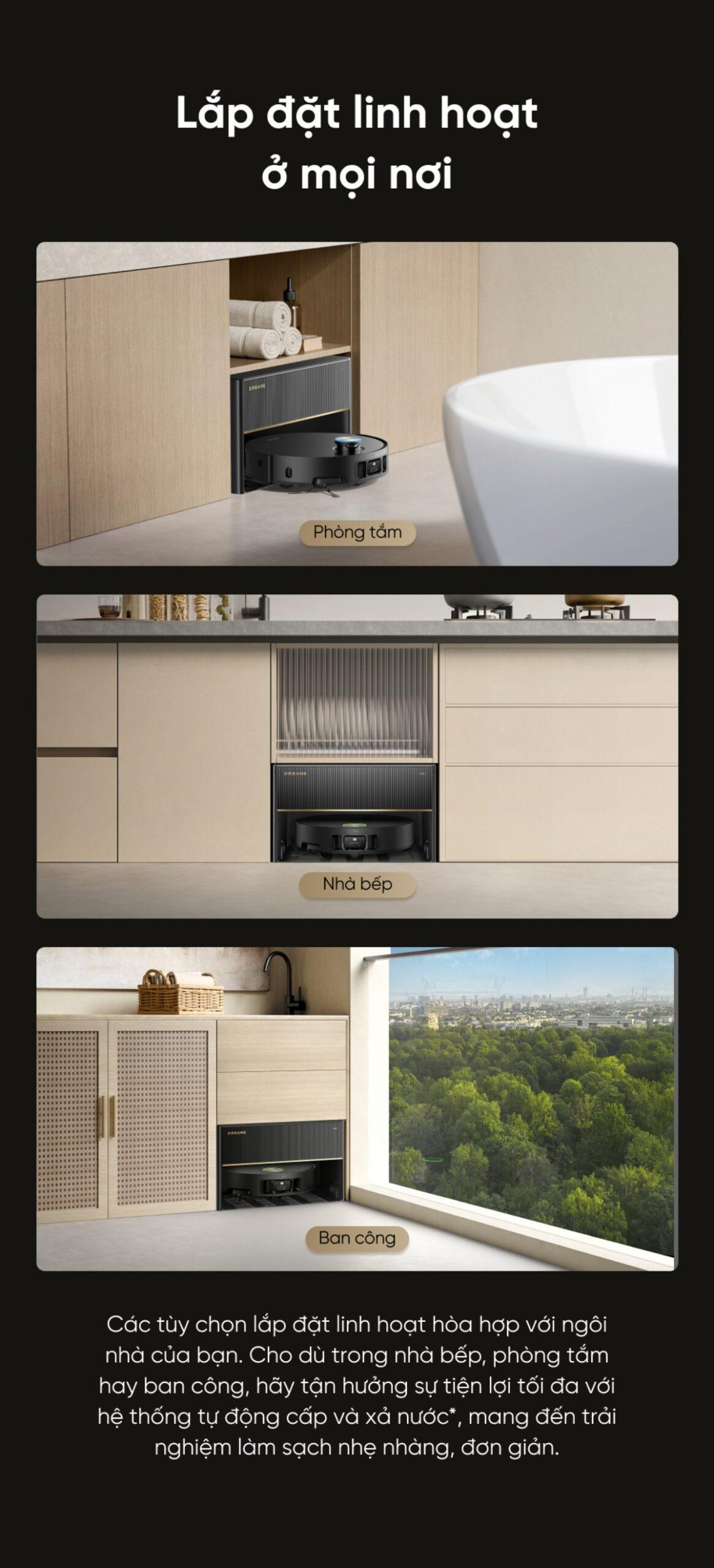 Tính linh hoạt của Dreame X50 Master 