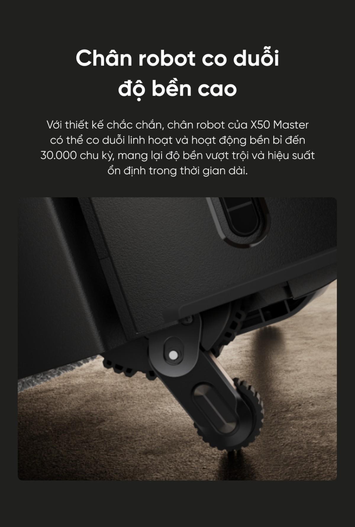 Dreame X50 Master vượt ngưỡng dễ dàng