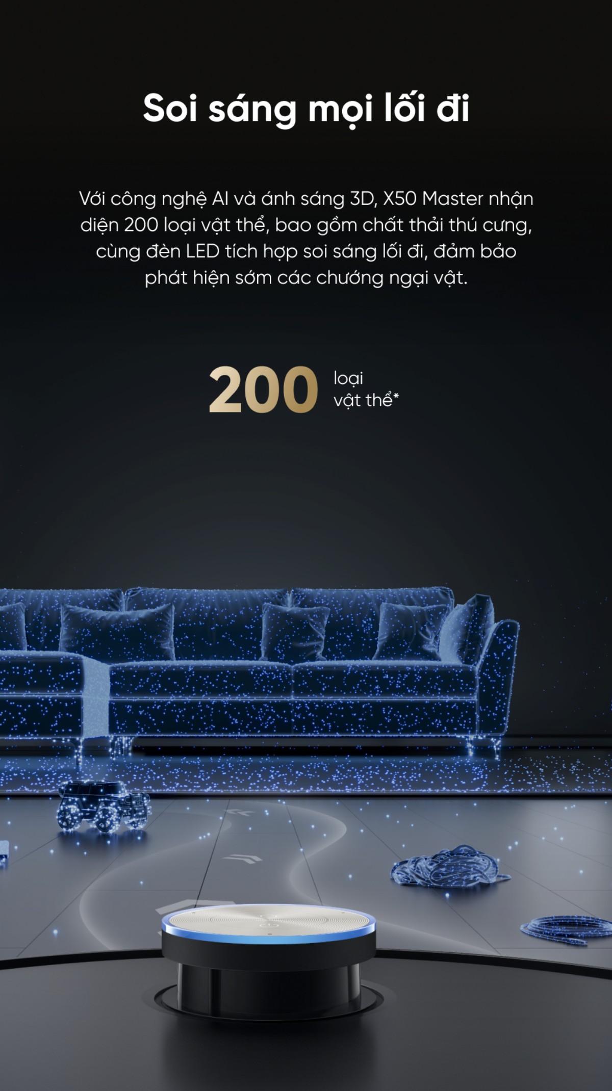 Dreame X50 Master soi sáng mọi lối đi