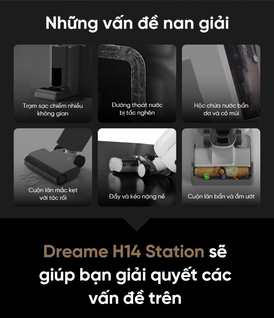 Tính năng thông minh của Dreame H14 Station
