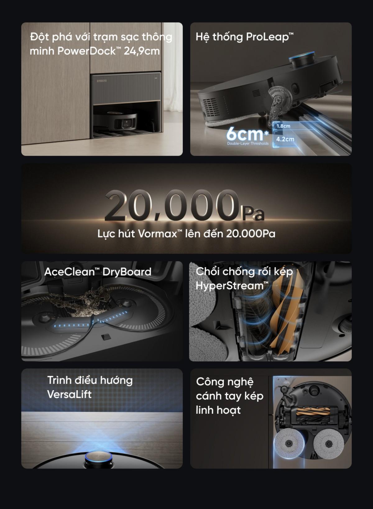 Ưu điểm và tính năng của Dreame X50 Master