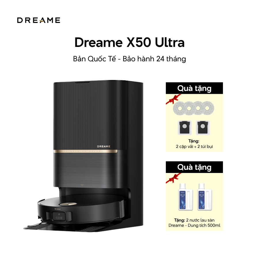 Robot hút bụi lau nhà Dreame X50 Ultra – Chính hãng - BH 24 tháng