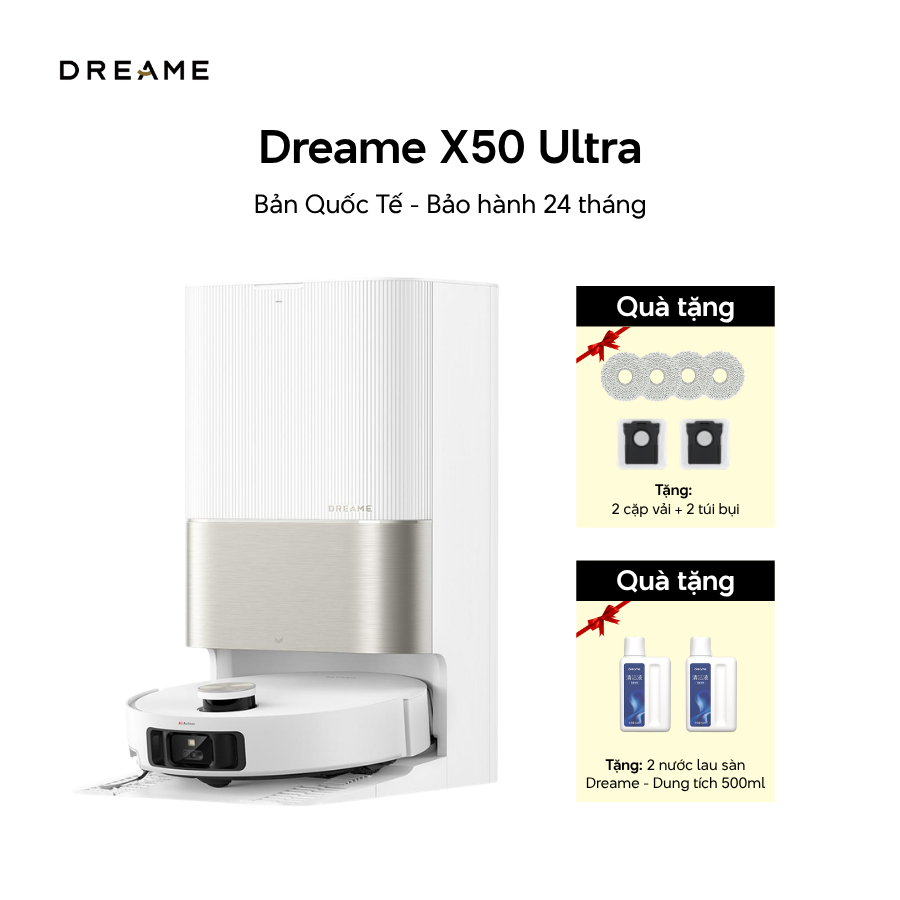 Robot hút bụi lau nhà Dreame X50 Ultra – Chính hãng - BH 24 tháng - Ảnh 2
