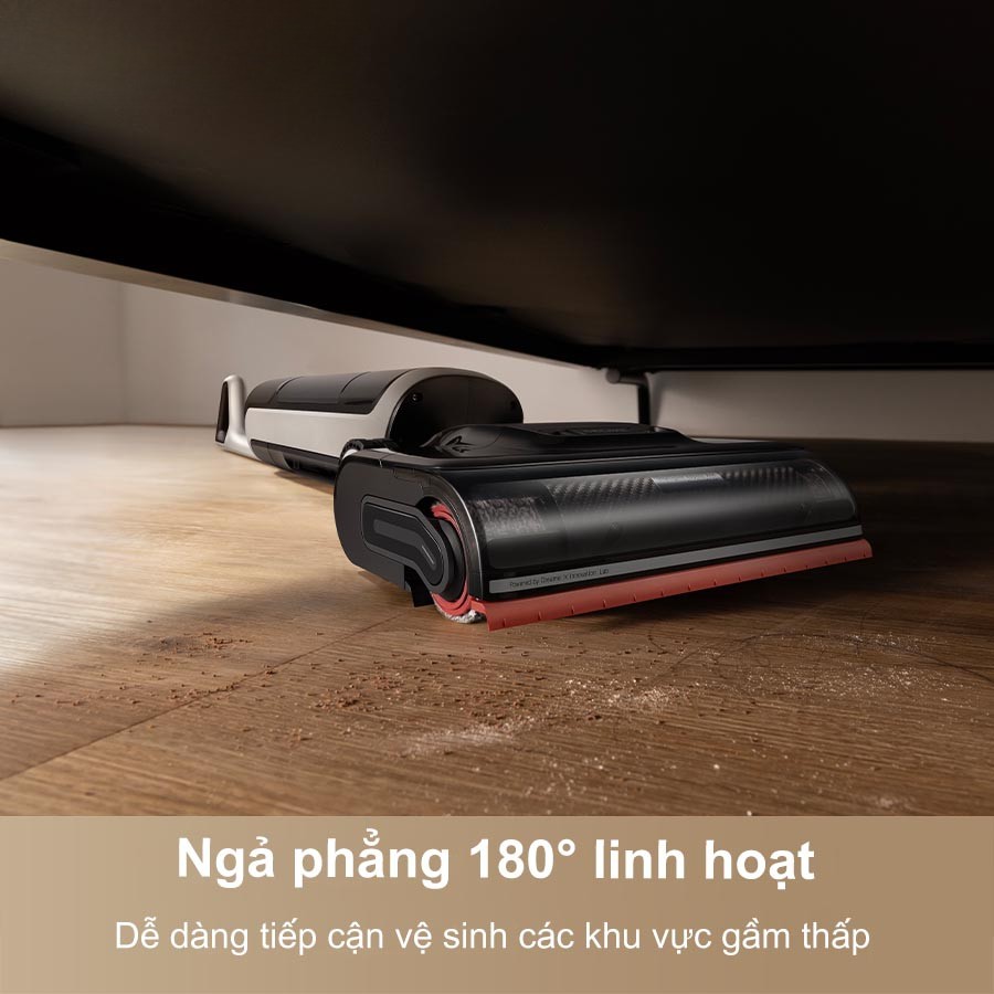 Máy hút bụi lau nhà khô và ướt Dreame H15 Pro Heat ngã phẳng 180 độ
