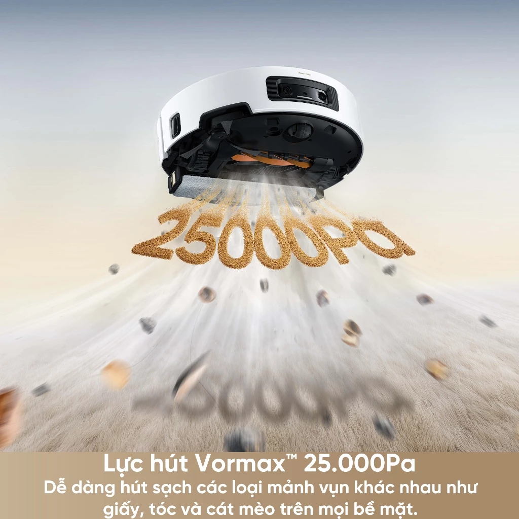 So sánh Dreame Aqua 10 Pro Track và Dreame X50 Ultra  lực hút